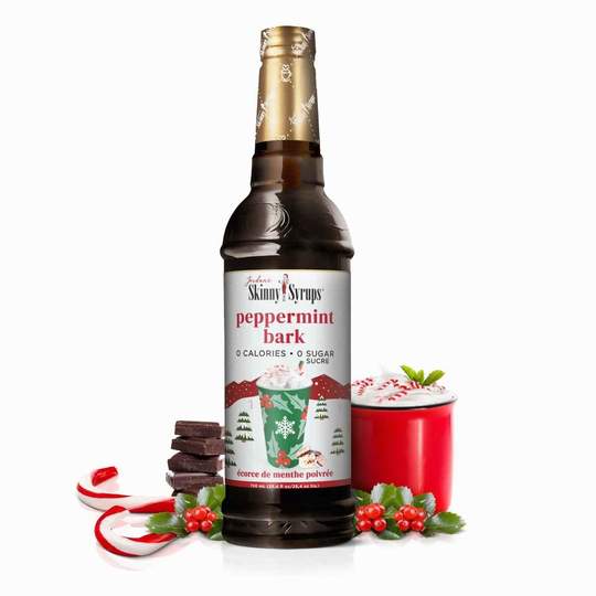 Skinny Mixes Peppermint Bark Syrup, 750ml