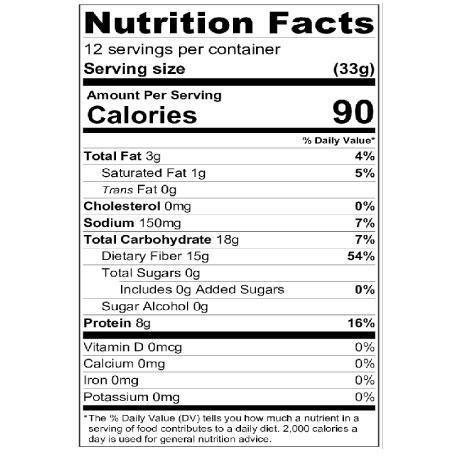 nutritional facts Farm Girl Low Carb Pizza Mix: Napoletana Style