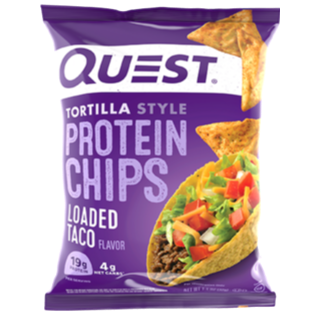 Quest Nutrition Loaded Taco Protein Tortilla Chips, 32g