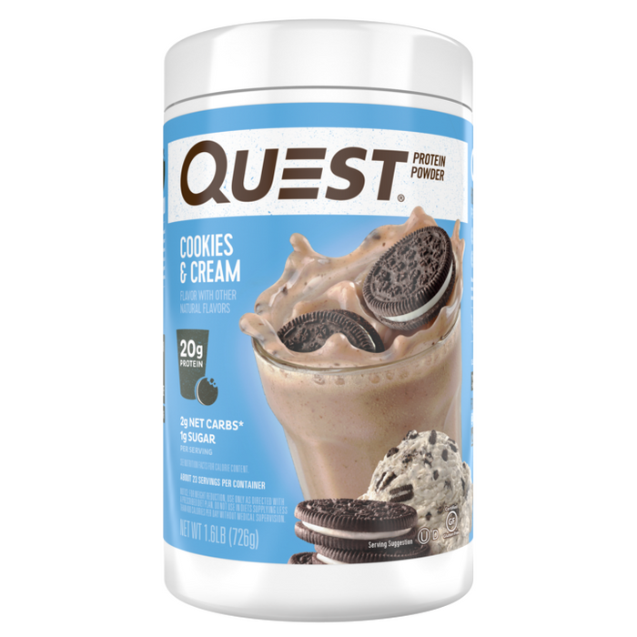Quest Nutrition Cookies & Cream Milkshake Protein Powder, 726g