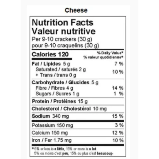 Swedish Protein Deli Cheese Flavored Gluten-Free Crackers, 60g
