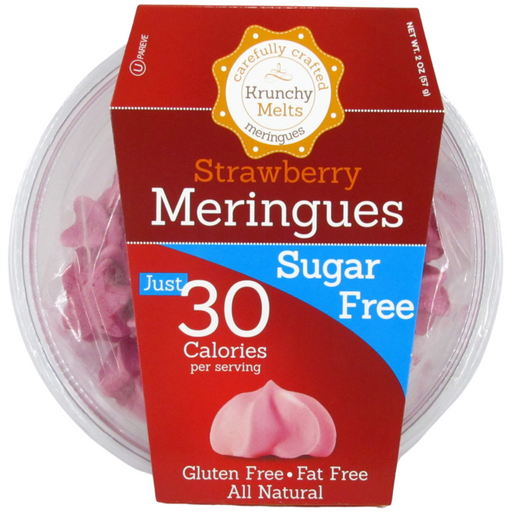 Krunchy Melts Meringues Strawberry, 57g Krunchy Melts