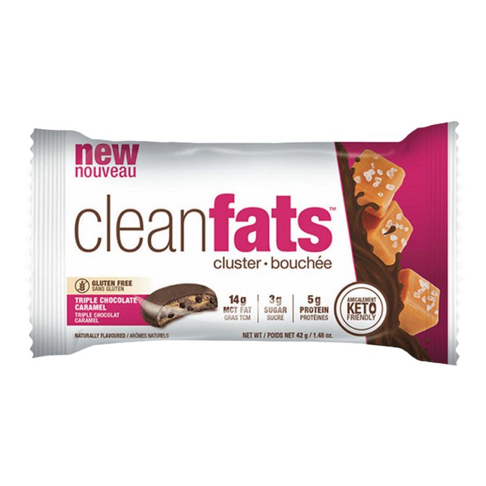 NutraPhase Clean Fats Triple Chocolate Caramel Cluster, 42g