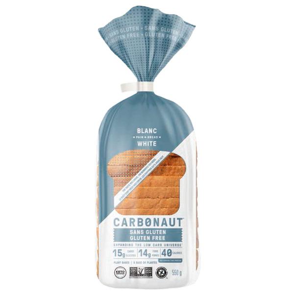 a pack of Carbonaut Gluten-Free White Bread, 550g