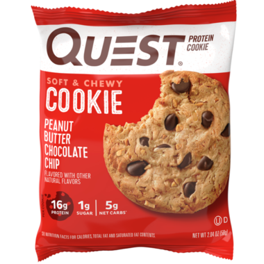 Quest Nutrition Peanut Butter Chocolate Chip Cookie, 58g Quest Nutrition