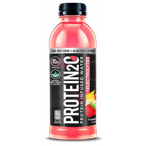 Protein2o Strawberry Banana + Electrolytes Sports Drink, 500ml Protein2o