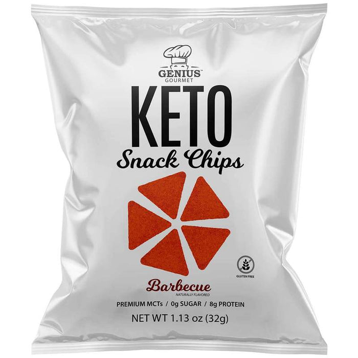 Genius Gourmet Keto Snack Chips Barbecue, 32g