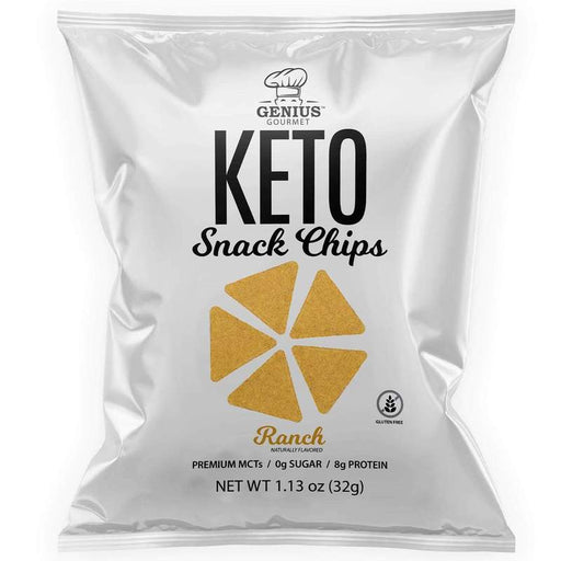 Genius Gourmet Keto Snack Chips Ranch, 32g Genius Gourmet