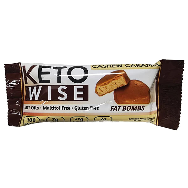 Keto Wise Cashew Caramel, 16x34g (box)