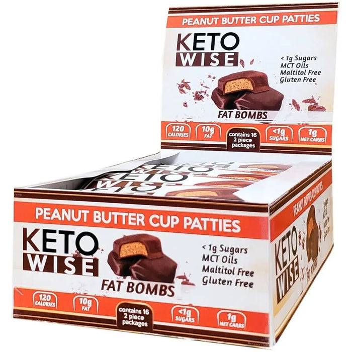 Keto Wise Peanut Butter Patties, box