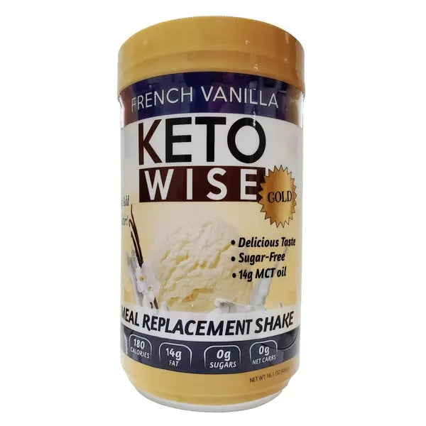 Keto Wise French Vanilla Meal Replacement Shake, 454g