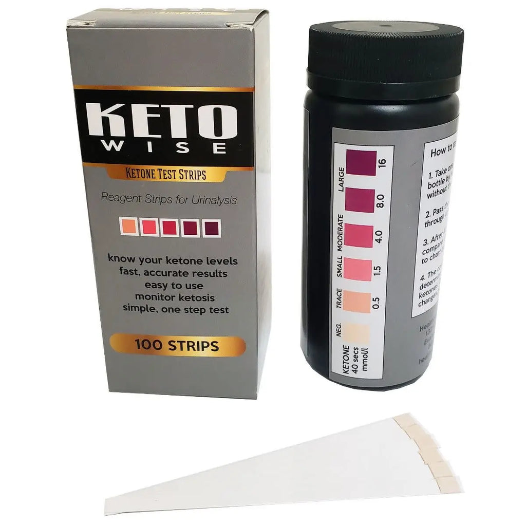 100 Strips Ketone Test Strip Urine Tester Reagent Keto Ketosis
