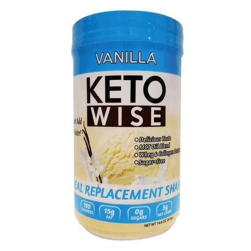 Keto Wise Vanilla Meal Replacement Shake, 415g