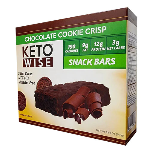 Keto Wise Snack Bar Chocolate Cookie Crisp, 6x58g (box)