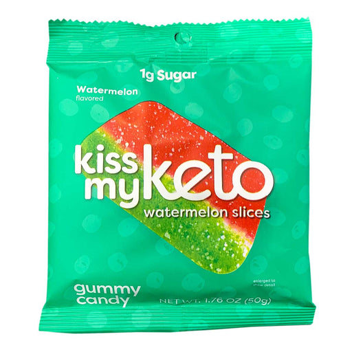 Kiss My Keto Watermelon Slices Gummy Candy, 50g Kiss My Keto