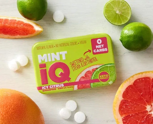 MintiQ Icy Citrus Mints, 40g MintiQ