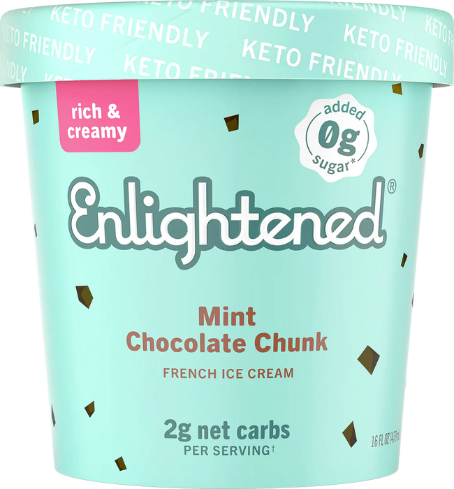 Enlightened Mint Chocolate Ice Cream, 473ml (PICKUP ONLY) — Everything Keto