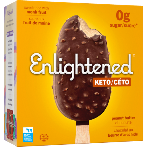 Enlightened Peanut Butter Chocolate Bar, box