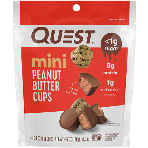 Quest Nutrition Mini Peanut Butter Cups, 128g Quest Nutrition