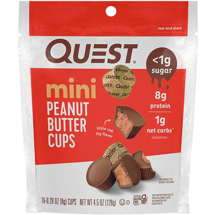 Quest Nutrition Mini Peanut Butter Cups, 128g