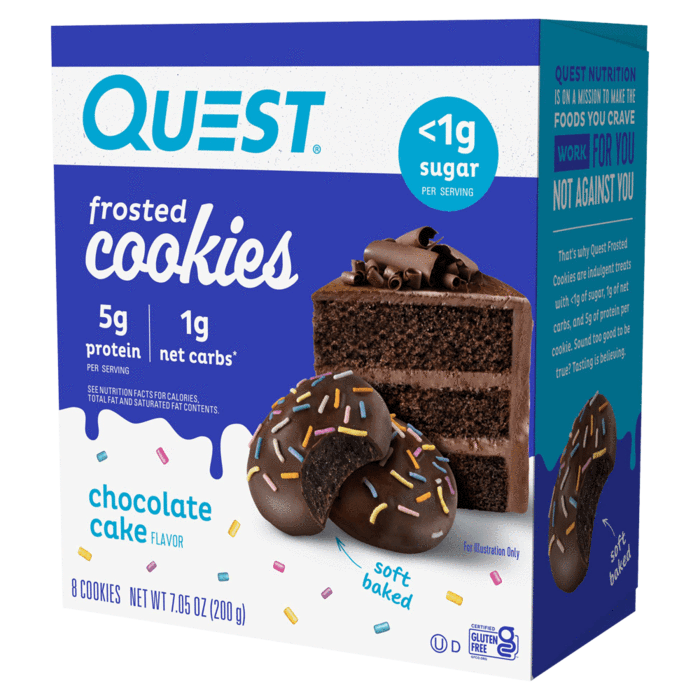 Quest Nutrition Frosted Cookies Chocolate Cake, 200g
