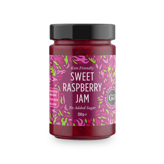Good Good Sweet Raspberry Jam, 330g Good Good