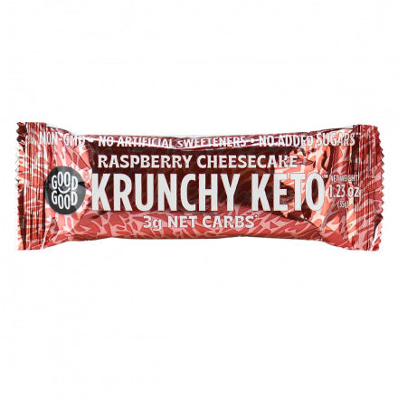 Good Good Krunchy Keto Raspberry Cheesecake Bar, 35g