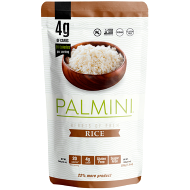 Palmini Rice Hearts Of Palm, 338g Palmini