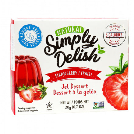 Simply Delish Strawberry Jel Dessert, 20g