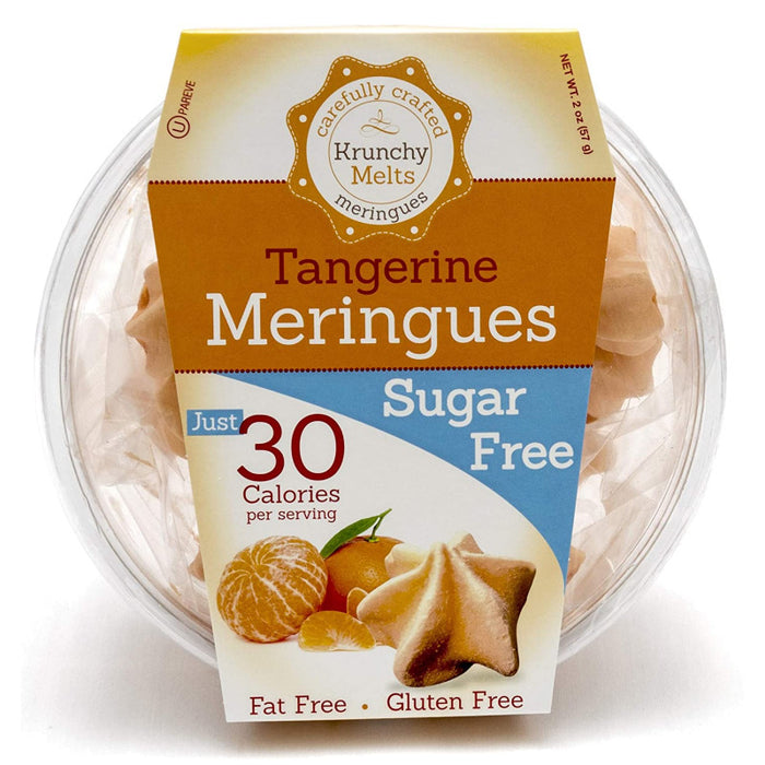 Krunchy Melts Meringues Tangerine, 57g Krunchy Melts
