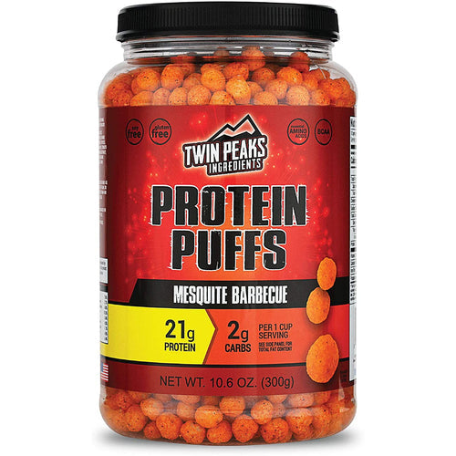Twin Peaks Mesquite BBQ Protein Puffs, 300g