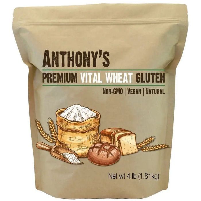 a bag of Anthony's Goods Premium Vital Wheat Gluten, 1.81kg.